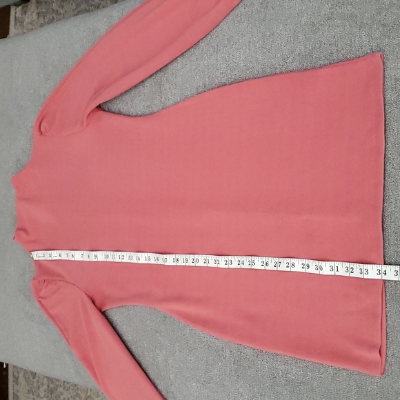 Fashion Nova Mauve Pink Long Sleeve Turtleneck Bodycon Mini Dress SIZE: M - Picture 9 of 13